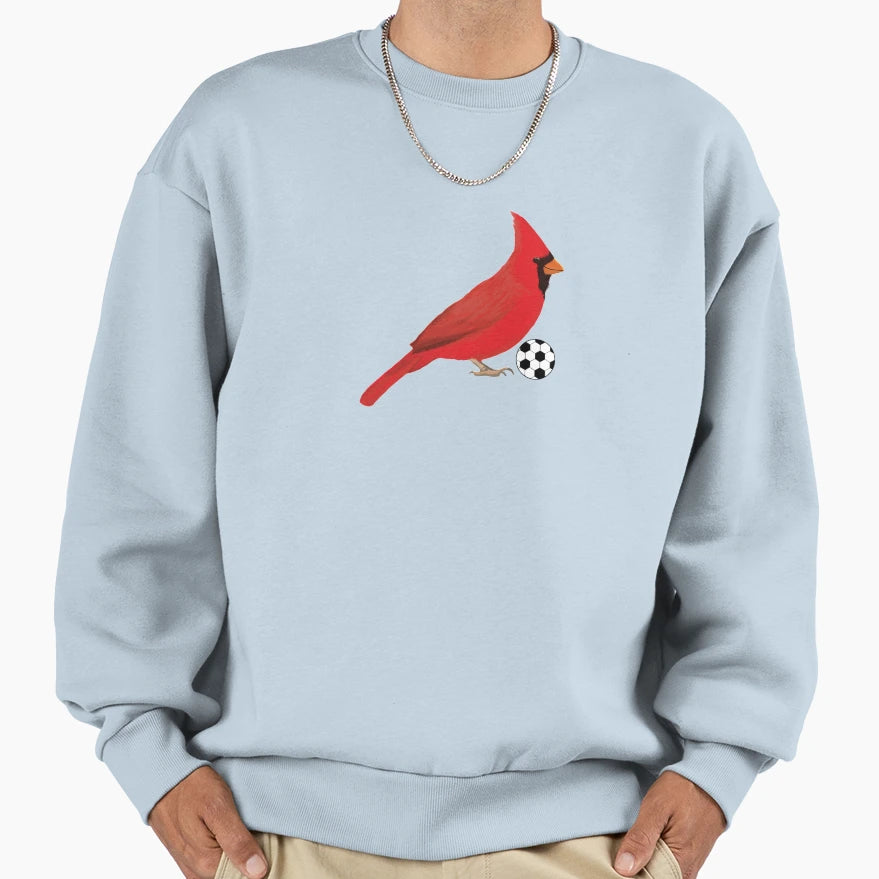 Soccer Cardinal Sweatshirt - Minimalist Print Unisex - T-Shirt, Sweatshirt, Hoodie