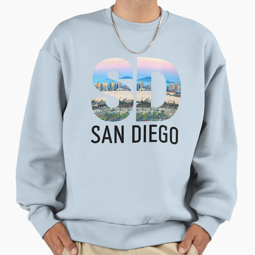 San Diego Sweatshirt - Casual Everyday Wear Unisex - T-Shirt, Sweatshirt, Hoodie