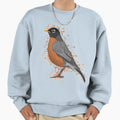American Robin Bird Birdlover Sweatshirt - Unique Graphic for Adults - T-Shirt, Sweatshirt, Hoodie