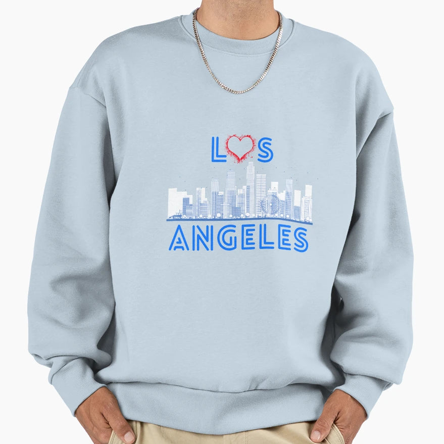 Los Angeles Sweatshirt - Unique Graphic for Adults - T-Shirt, Sweatshirt, Hoodie