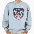 Usa Baseball Logo Sweatshirt - Fun Novelty Design Men Women - T-Shirt, Sweatshirt, Hoodie