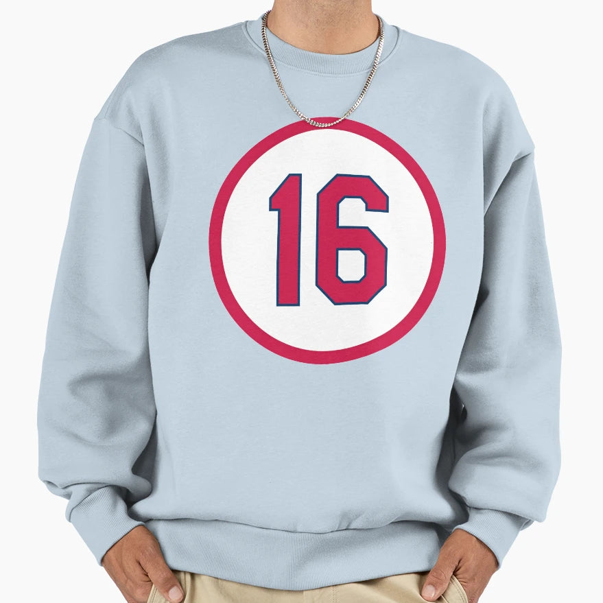 Kolten Wong 16 Jersey Number Sweatshirt - Novelty Apparel Unisex - T-Shirt, Sweatshirt, Hoodie