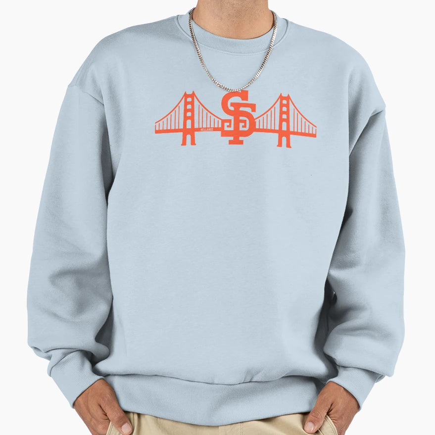 Sf Bridge Sweatshirt - Casual Everyday Wear for Adults - T-Shirt, Sweatshirt, Hoodie