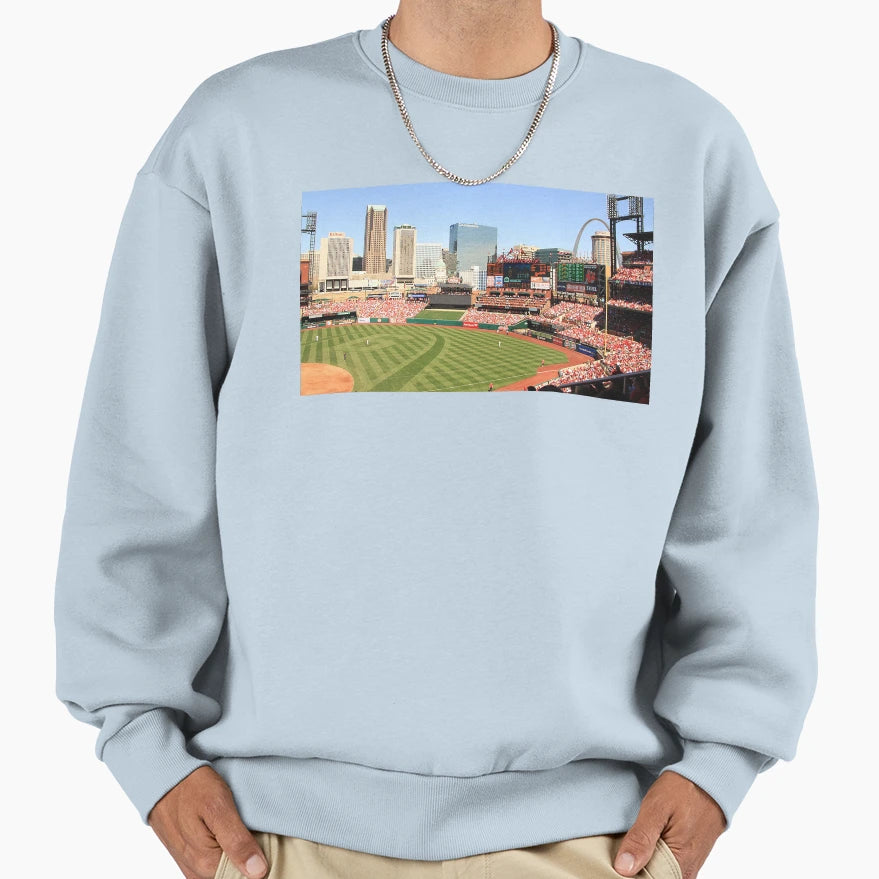 St Louis Baseball Stadium St Louis Sweatshirt - Trendy Graphic Men Women - T-Shirt, Sweatshirt, Hoodie