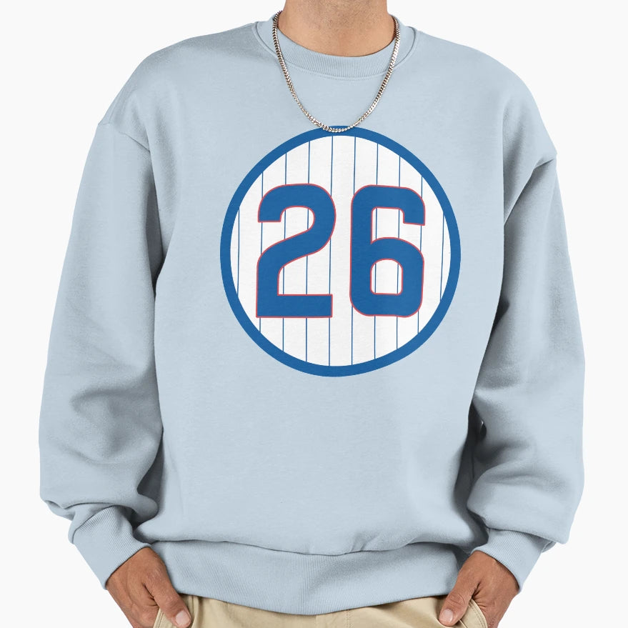 Billy Williams 26 Jersey Number Sweatshirt - Fun Novelty Design Unisex - T-Shirt, Sweatshirt, Hoodie