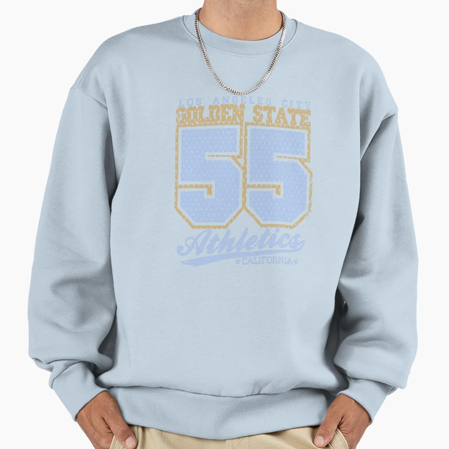 Athletics California 55 Varsity Sweatshirt - Custom Art Print for Adults - T-Shirt, Sweatshirt, Hoodie