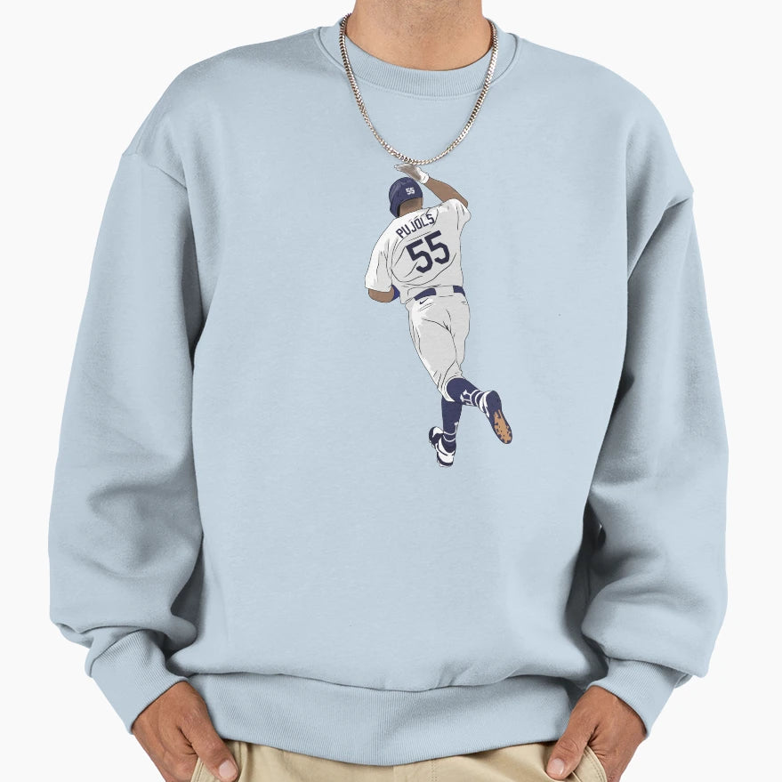 Albert Pujols Los Angeles Baseball Hr Sweatshirt - Custom Art Print Unisex - T-Shirt, Sweatshirt, Hoodie