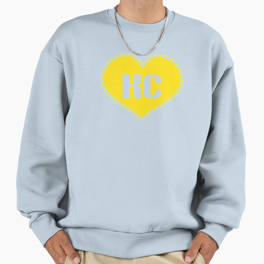I Love Kansas City Kc Heart Sweatshirt - Novelty Apparel Unisex - T-Shirt, Sweatshirt, Hoodie