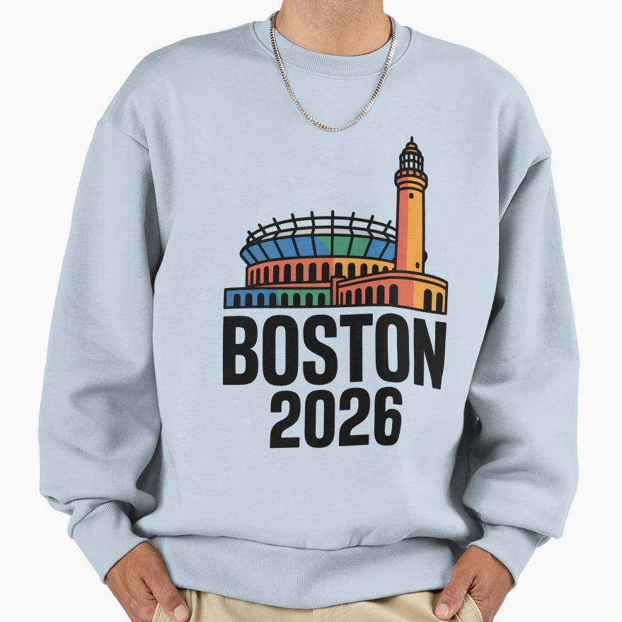 Boston 2026 New England Soccer Souvenir T-Shirt - Trendy Graphic Men Women - T-Shirt, Sweatshirt, Hoodie