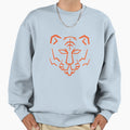Orange Tiger Sweatshirt - Graphic Print Unisex - T-Shirt, Sweatshirt, Hoodie
