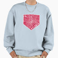 Atlanta Map Baseball Home Plate Atl Is Sweatshirt - Trendy Graphic Unisex - T-Shirt, Sweatshirt, Hoodie