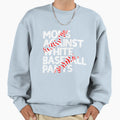 Moms Against White Baseball Sweatshirt - Casual Everyday Wear Men Women - T-Shirt, Sweatshirt, Hoodie