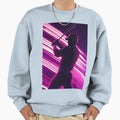 Monochrome Silhouette Baseball Sweatshirt - Fun Novelty Design for Adults - T-Shirt, Sweatshirt, Hoodie