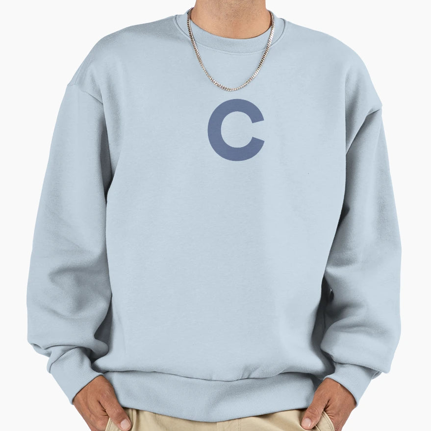 Letter C Sweatshirt - Trendy Graphic Men Women - T-Shirt, Sweatshirt, Hoodie