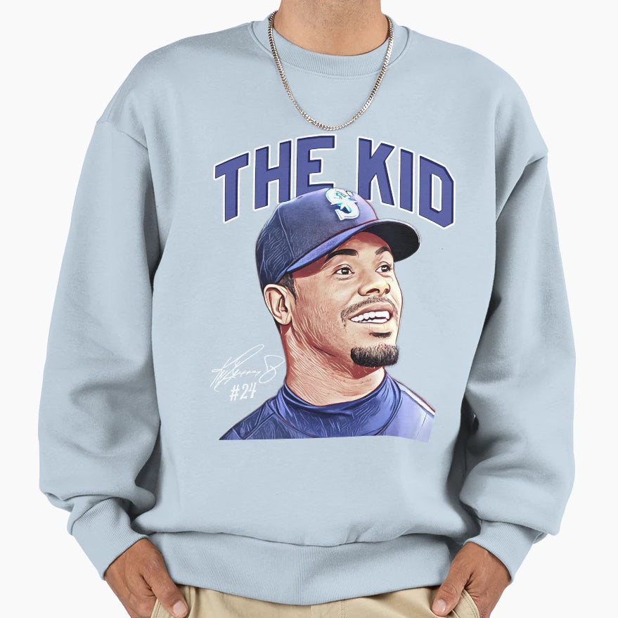 Ken Griffey Jr Seattle Baseball Sweatshirt - Unique Graphic Men Women - T-Shirt, Sweatshirt, Hoodie