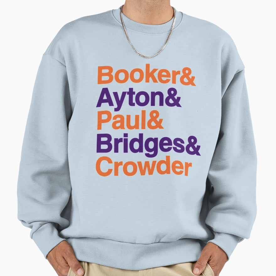 Phoenix Suns Suns Roster Lunagfxd Sweatshirt - Trendy Graphic Men Women - T-Shirt, Sweatshirt, Hoodie