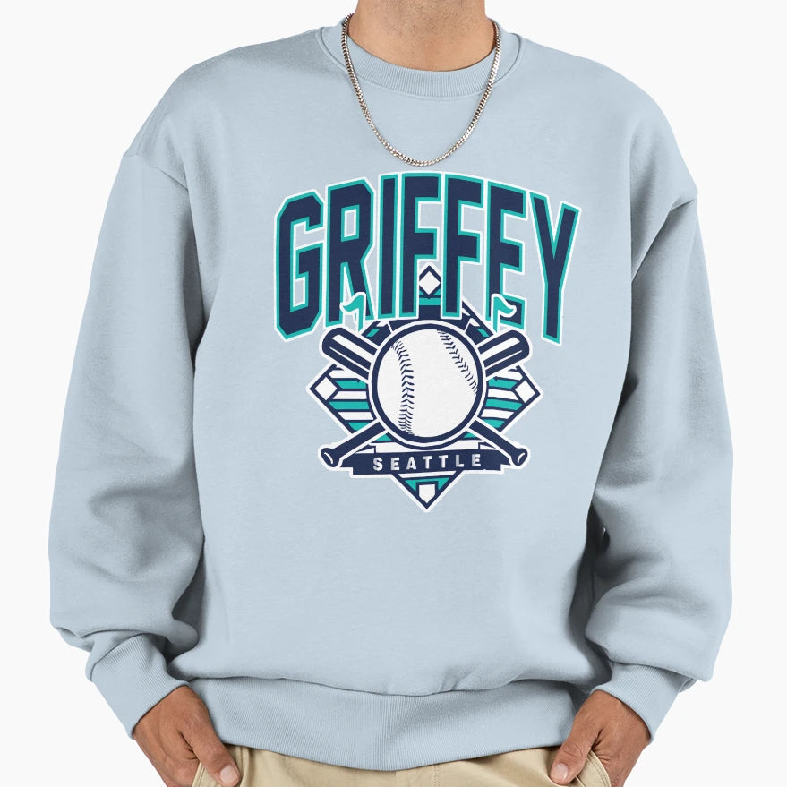 Seattle Baseball Griffey Sweatshirt - Trendy Graphic for Adults - T-Shirt, Sweatshirt, Hoodie
