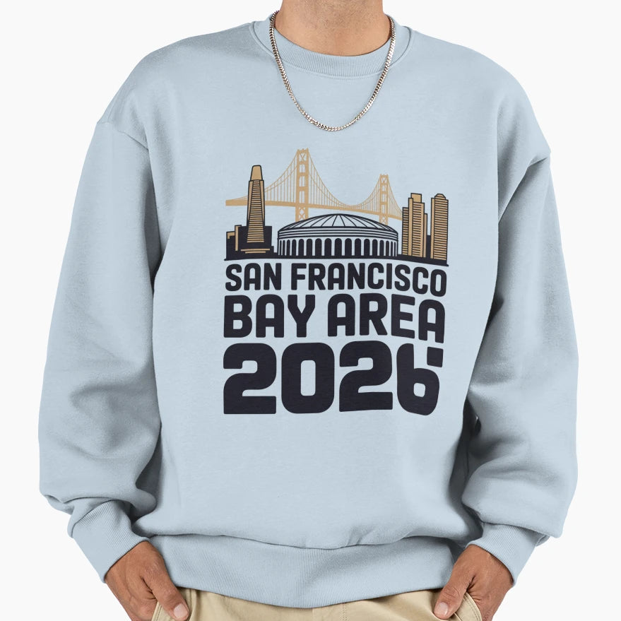 San Francisco Bay Area Golden Gate T-Shirt - Unique Graphic for Adults - T-Shirt, Sweatshirt, Hoodie