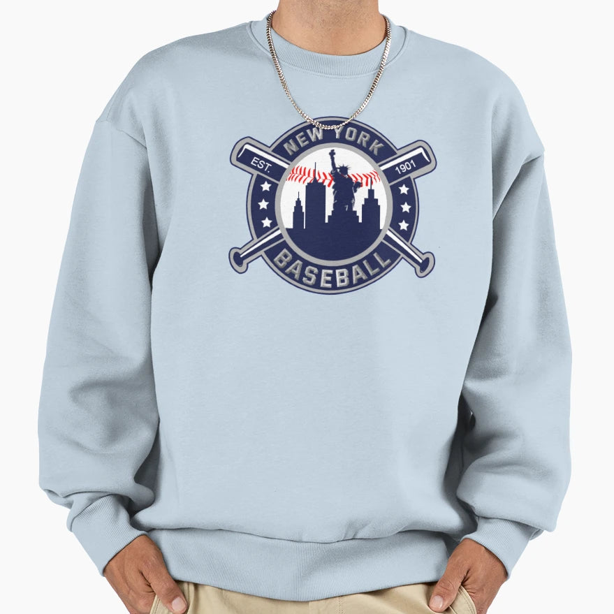 New York Baseball Liberty Sweatshirt - Novelty Apparel Men Women - T-Shirt, Sweatshirt, Hoodie