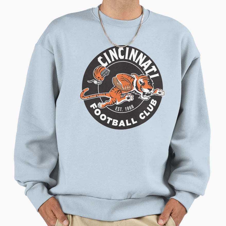 Cincinnati Football Club Sweatshirt - Graphic Print Men Women - T-Shirt, Sweatshirt, Hoodie