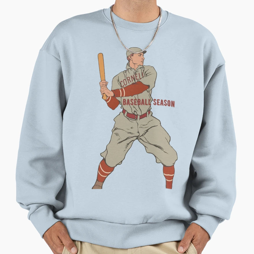 Baseball Season Sweatshirt - Minimalist Print Unisex - T-Shirt, Sweatshirt, Hoodie