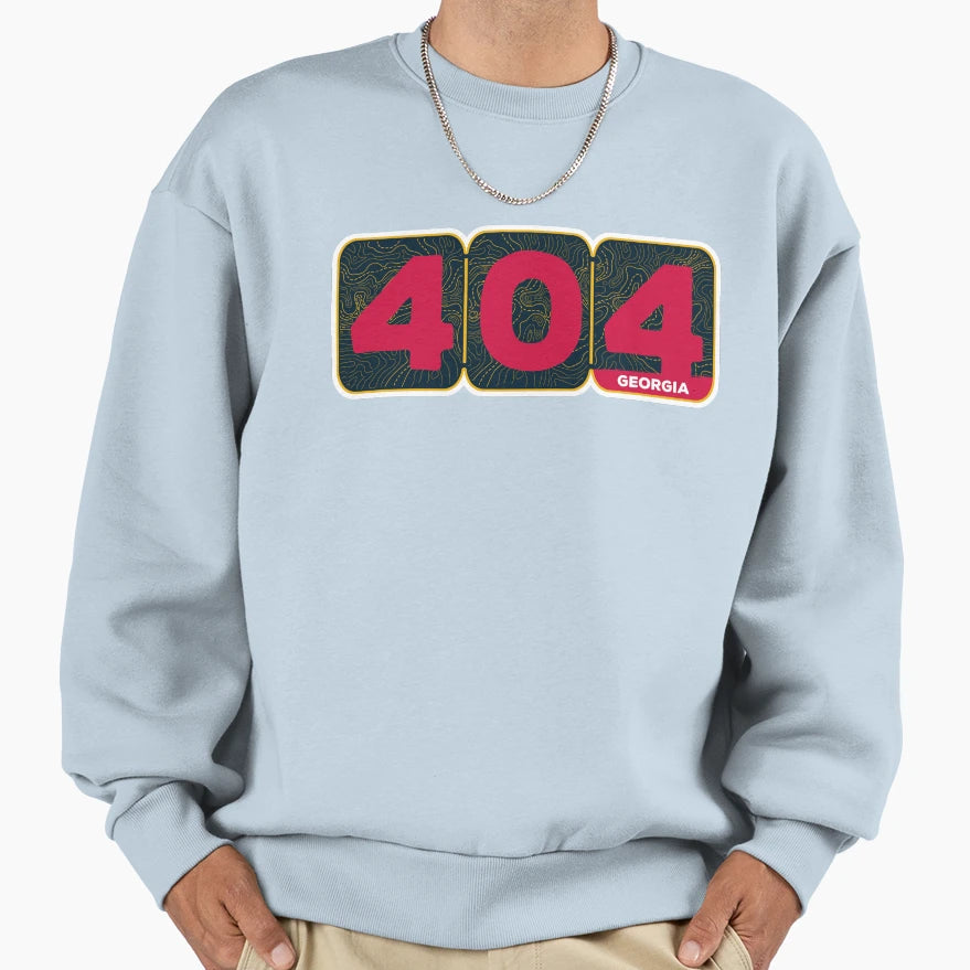 Area Code 404 Sweatshirt - Trendy Graphic Men Women - T-Shirt, Sweatshirt, Hoodie