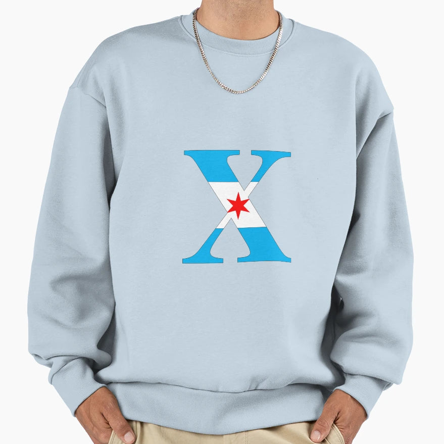 Chicago Chi Greek Letter Sweatshirt - Custom Art Print Unisex - T-Shirt, Sweatshirt, Hoodie