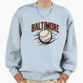 Baltimore Baseball Sweatshirt - Minimalist Print for Adults - T-Shirt, Sweatshirt, Hoodie