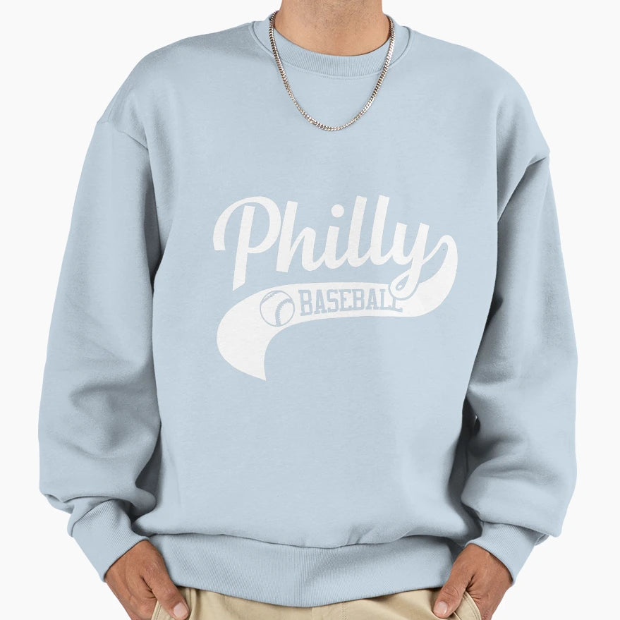 Philadelphia Baseball Philly Swoosh Sweatshirt - Unique Graphic Unisex - T-Shirt, Sweatshirt, Hoodie