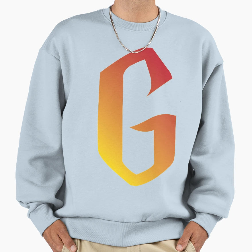 G Gradient Sweatshirt - Minimalist Print Men Women - T-Shirt, Sweatshirt, Hoodie