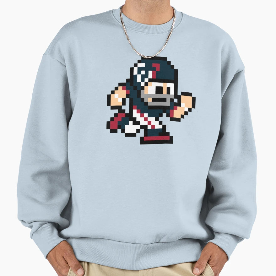 Houston Texans Tecmo Super Bowl Sweatshirt - Graphic Print Men Women - T-Shirt, Sweatshirt, Hoodie