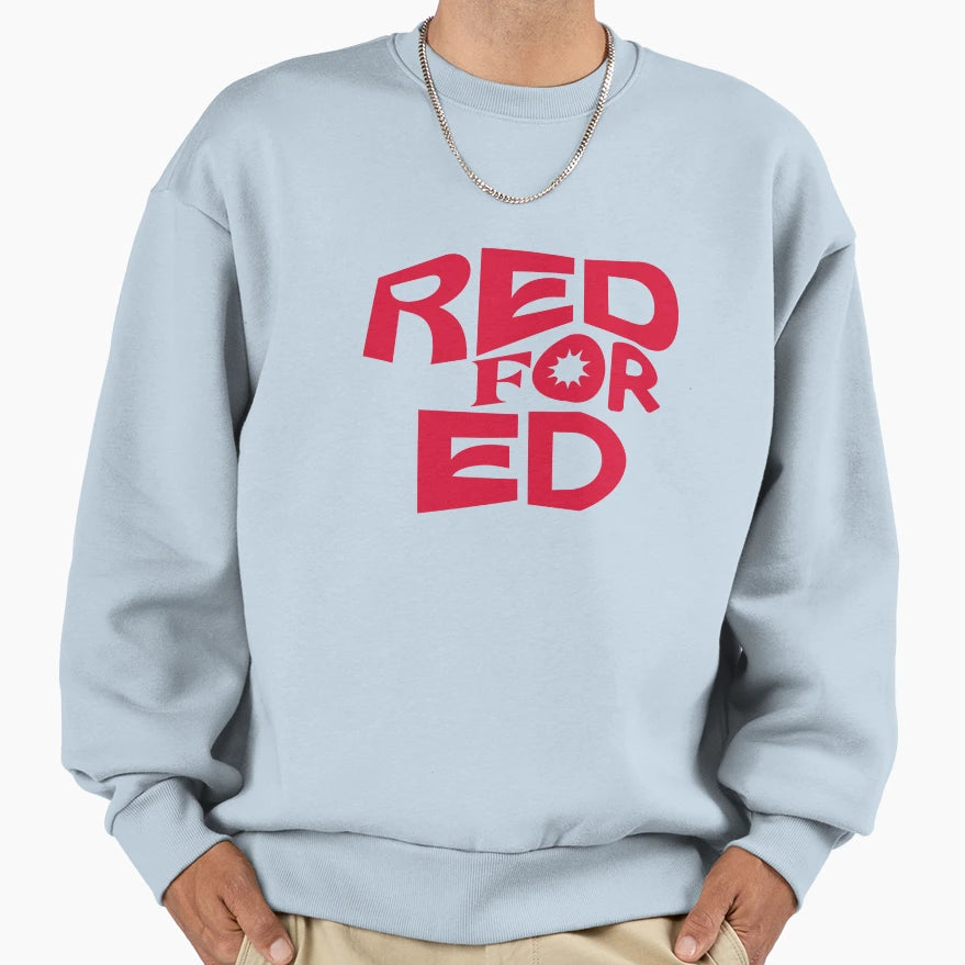 Red Ed Starburst Sweatshirt - Graphic Print Men Women - T-Shirt, Sweatshirt, Hoodie