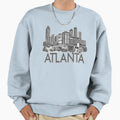 Atlanta Georgia Sweatshirt - Custom Art Print Men Women - T-Shirt, Sweatshirt, Hoodie
