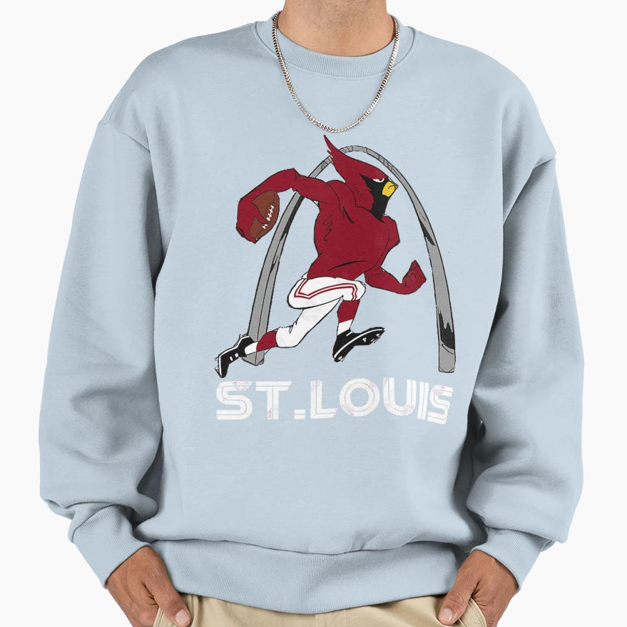 Big Red Throwback Sweatshirt - Graphic Print Unisex - T-Shirt, Sweatshirt, Hoodie