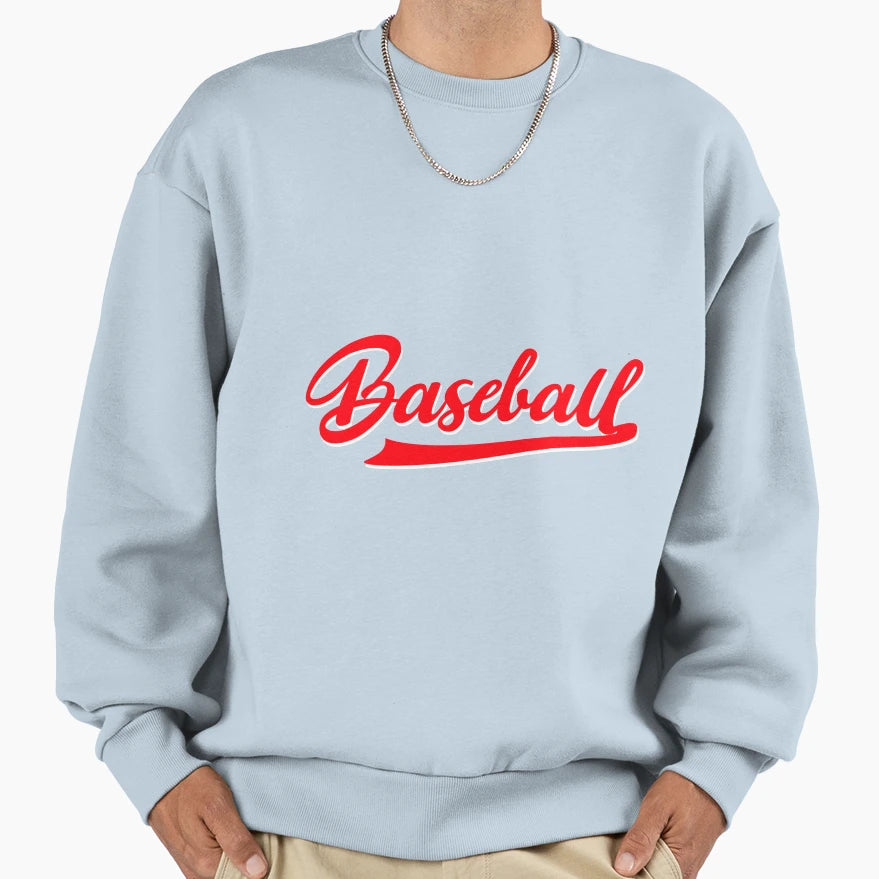 Baseball Sweatshirt - Minimalist Print Unisex - T-Shirt, Sweatshirt, Hoodie