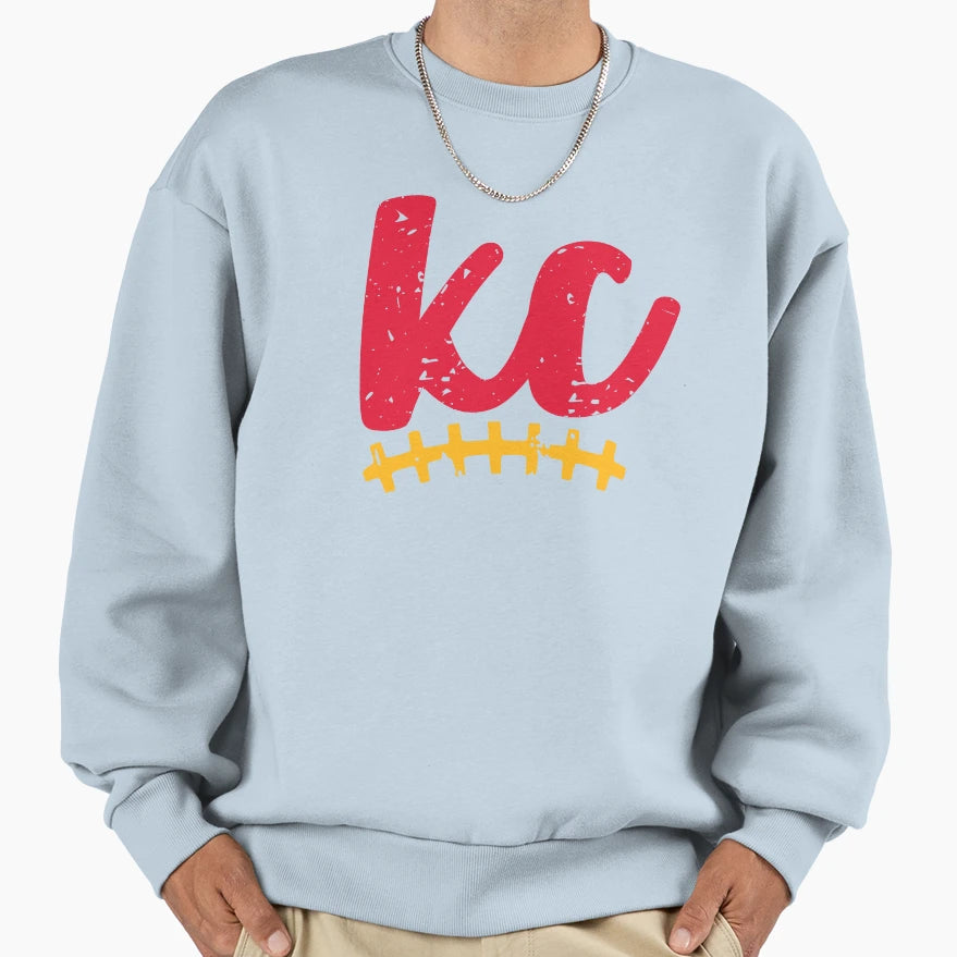 Kc Laces Sweatshirt - Novelty Apparel Men Women - T-Shirt, Sweatshirt, Hoodie