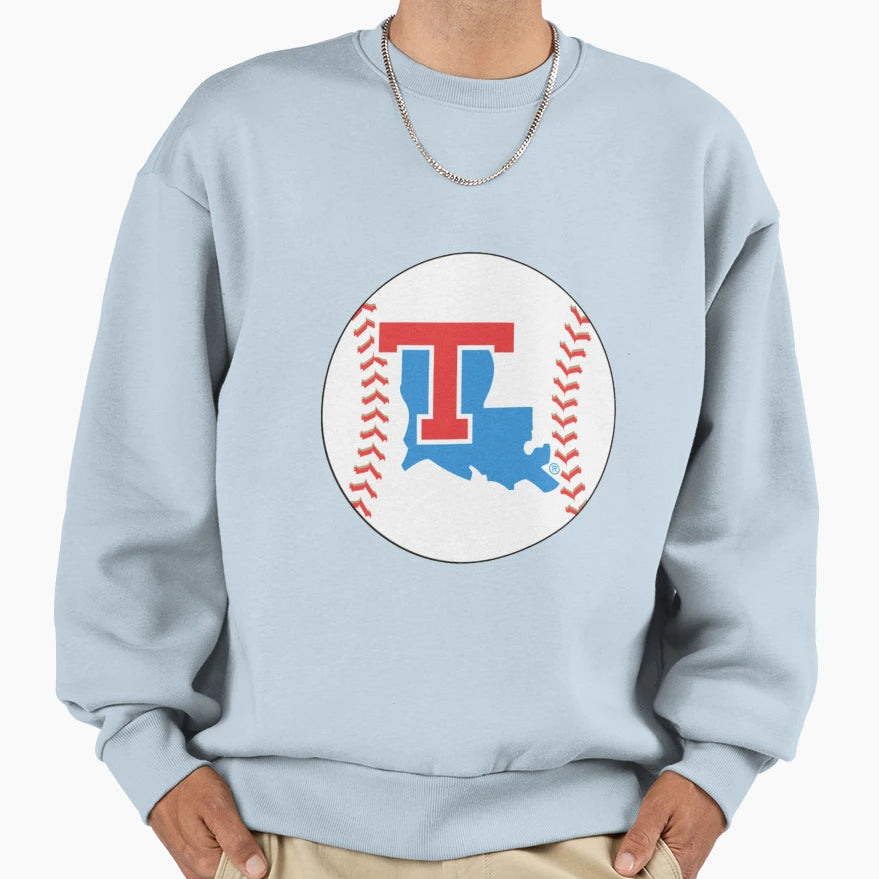 Louisiana Tech Baseball Sweatshirt - Graphic Print for Adults - T-Shirt, Sweatshirt, Hoodie
