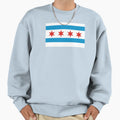 Chicago Flag Sweatshirt - Streetwear Style Unisex - T-Shirt, Sweatshirt, Hoodie