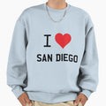 I Love San Diego Sweatshirt - Streetwear Style Men Women - T-Shirt, Sweatshirt, Hoodie