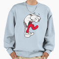 Funny Baseball Ball Cartoon Sport Sweatshirt - Custom Art Print Unisex - T-Shirt, Sweatshirt, Hoodie
