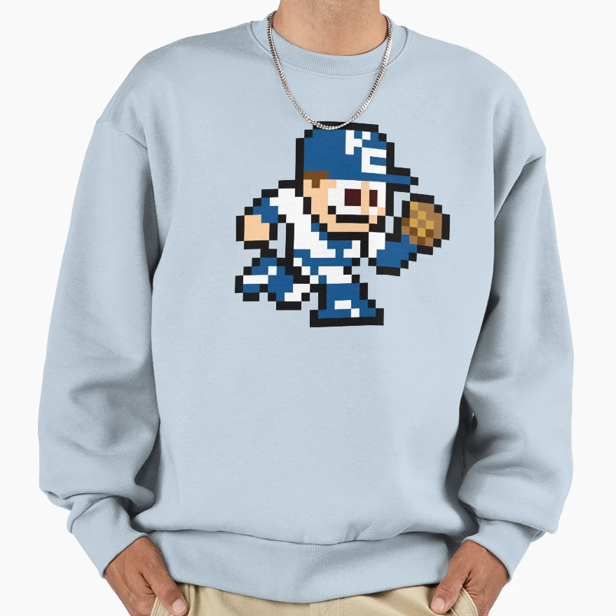 Kansas City 8 Bit Player Sweatshirt - Trendy Graphic Men Women - T-Shirt, Sweatshirt, Hoodie