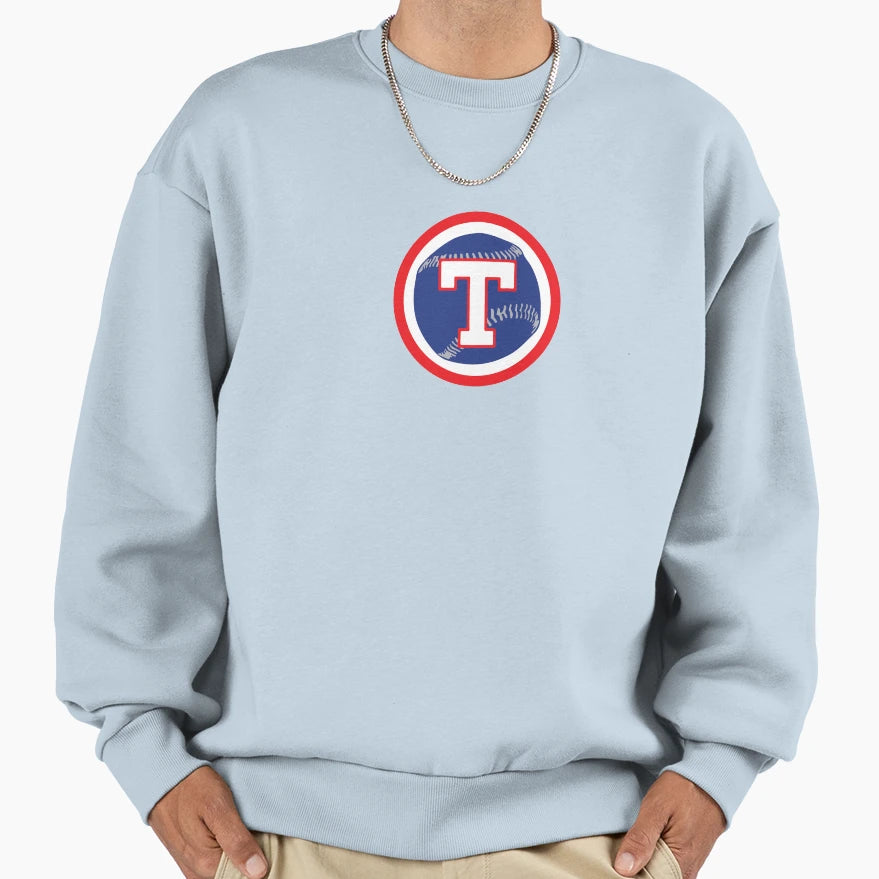 Texas Baseball Tx Back Sweatshirt - Unique Graphic Unisex - T-Shirt, Sweatshirt, Hoodie