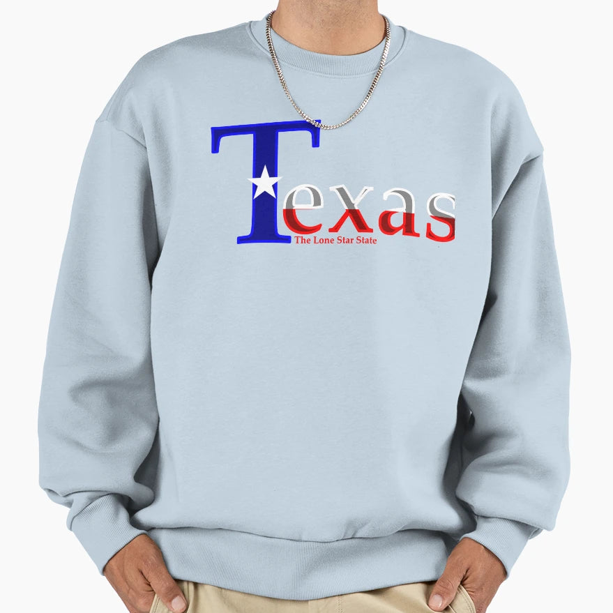 Texas Sweatshirt - Trendy Graphic for Adults - T-Shirt, Sweatshirt, Hoodie