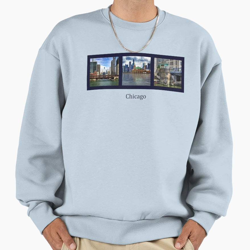 Scenes From Chicago Sweatshirt - Aesthetic Graphic Unisex - T-Shirt, Sweatshirt, Hoodie