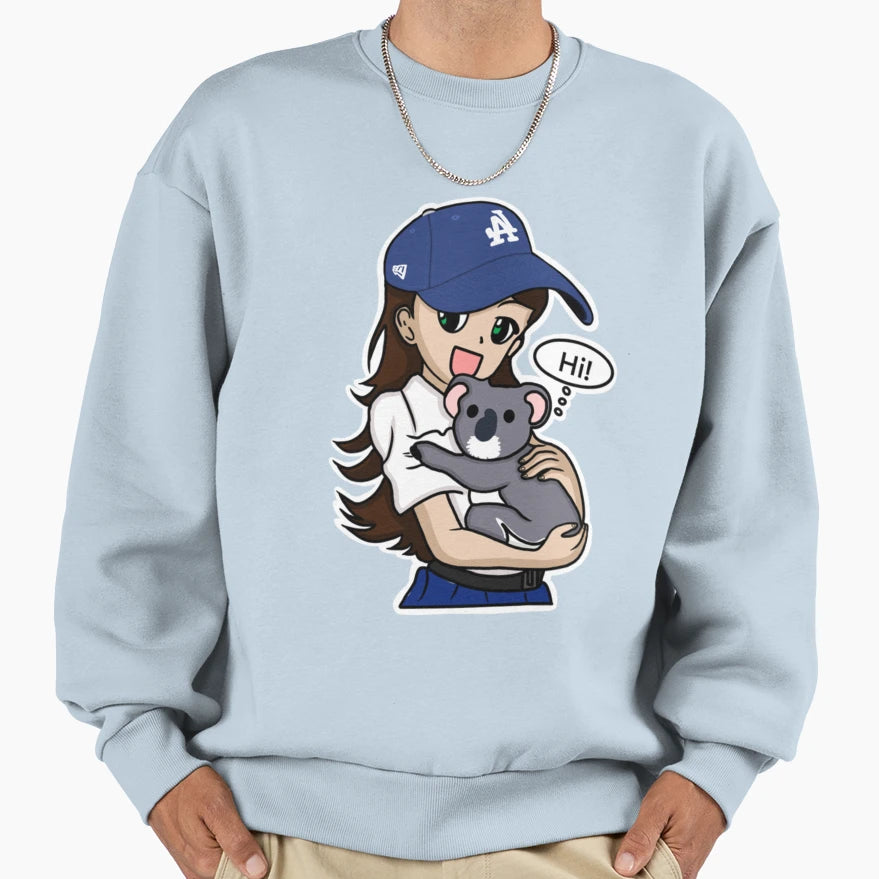 Alycia Debnam Carey And Koala Gift Sweatshirt - Graphic Print Men Women - T-Shirt, Sweatshirt, Hoodie