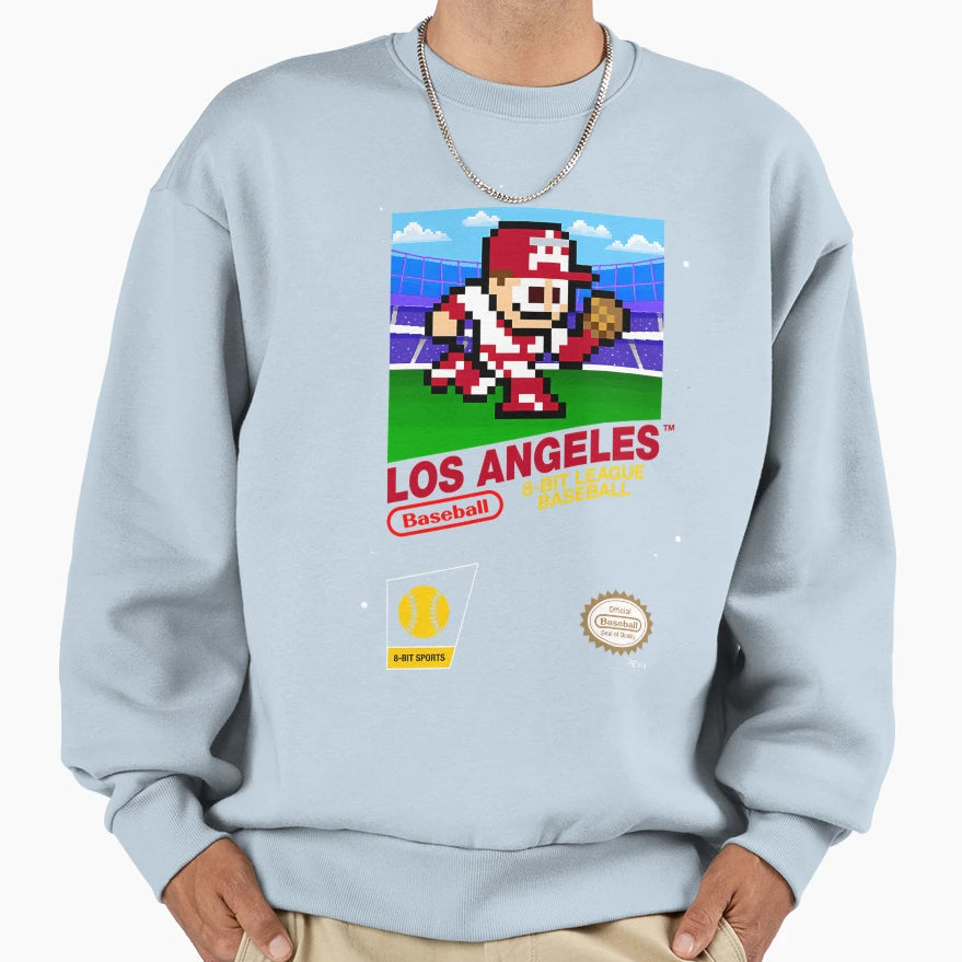 Los Angeles 8Bit Videogame Cart Sweatshirt - Custom Art Print Unisex - T-Shirt, Sweatshirt, Hoodie