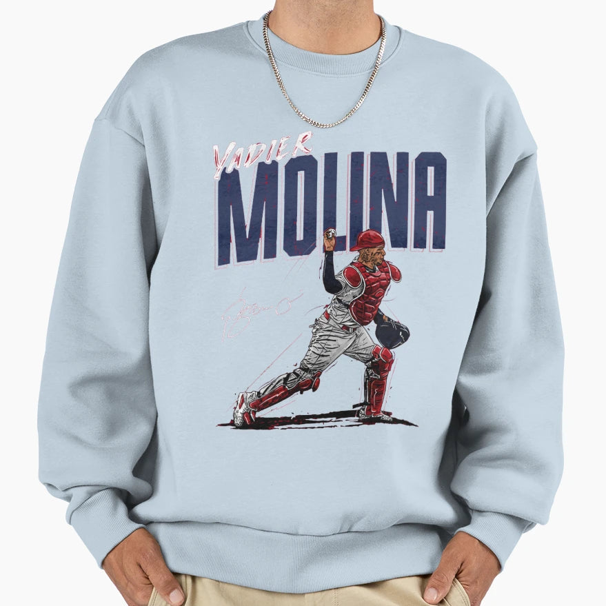 Yadier Molina Chisel Sweatshirt - Fun Novelty Design Men Women - T-Shirt, Sweatshirt, Hoodie