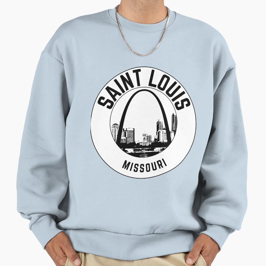 St Louis Gateway Arch Travel Sweatshirt - Streetwear Style Men Women - T-Shirt, Sweatshirt, Hoodie