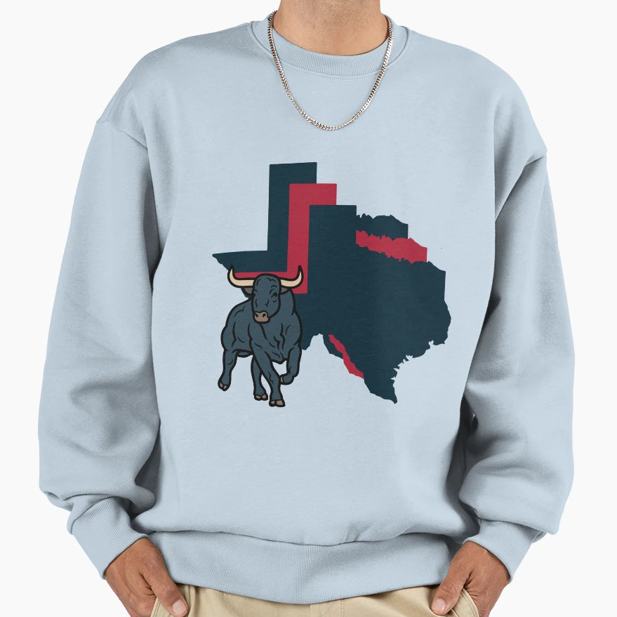 Texas Border Texans Sweatshirt - Custom Art Print Unisex - T-Shirt, Sweatshirt, Hoodie
