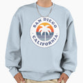 San Diego California Ca Sunset Palm Sweatshirt - Minimalist Print Unisex - T-Shirt, Sweatshirt, Hoodie